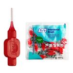 TePe Interdental Brush, Original, Red, 0.5mm/ISO 2, 20pcs, Plaque Removal, efficient Clean Between The Teeth, Tooth Floss, for Narrow Gaps