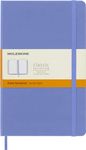 Moleskine Classic Notebook, Hard Cover, Large (5" x 8.25") Ruled/Lined, Hydrangea Blue, 240 Pages