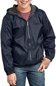Dickies Kids Big Kids Fleece Lined Hooded Jacket, Dark Navy v1, Medium