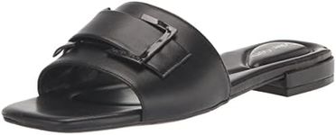 Calvin Klein Women's Tangelo Sandal, Black 001, 7.5