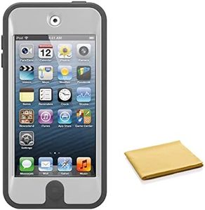 OtterBox Defender Series Case for iPod Touch 7th Generation - Compatible with 5th and 6th Gen - Includes Cleaning Cloth - Bulk Pacakging - (White/Grey)