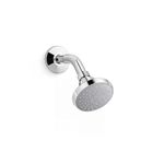 Kohler Complementary Shower Head for Bathroom - Silver with Chrome Finish - Showerhead with Shower Arm and Flange - Wide Spray Coverage and Superior Water Flow - Shiny, Lasting Finish 16356IN-A-CP