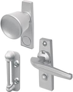 Prime-Line Products K 5000 Tulip Knob Latch Set for Screen or Storm Door, Aluminum