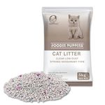 Foodie Puppies Natural Bentonite Cat Litter - 5kg with Lavender Fragrance for Cats and Kittens