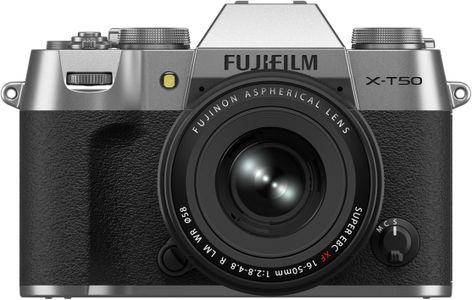 Fujifilm X-T50 Mirrorless Camera Silver with XF 16-50mm Lens