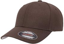 Flex fit Men's Wool Blend Hat, Brown, Large-X-Large