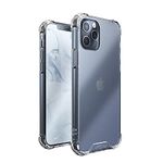 Mr.Shield Air Armor Compatible with iPhone 13 Back Cover Case (6.1 Inches 2021) Military-Grade Drop Protection, Shock-Absorbing Corners, Yellowing-Resistant Hard Back, Scratch Resistant - Clear