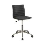 Coaster Home Furnishings 800725 Office Chair, Null, Black/Chrome