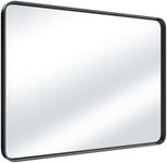 DUMOS Black Vanity Bathroom Mirror 