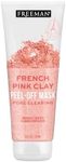 Freeman Exotic Blends French Pink Clay Peel-Off Face Mask, Pore Clearing Facial Mask, Detoxifies & Removes Impurities, Clean Skincare, For Normal & Combination Skin, 6 fl. oz./175 ml. Tube