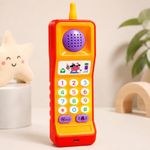 TOYCO® Musical Kids Phone Toy with Lights & Sounds | Educational Mobile Phone Toys for Babies & Toddlers | Number Learning, Animal Sounds & Pretend Play | Safe ABS | (Any Color) (Funny_Phone)