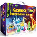 UNGLINGA 150 Experiments Science Kits for Kids, STEM Project Educational Toys for Boys Girls Birthday Gift Ideas, Volcano, Chemistry Set