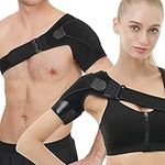 Shoulder Brace for Women and Men , Pain Relief Support Compression Torn Joint Tendonitis Bursitis Stability Strap Dislocated Subluxation Neck Stabilizer Tendinitis-for Both Left and Right Arm