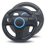 2x Steering Racing Wheel for Nintendo Wii / Wii-u - Black