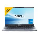 Acer Aspire 3 Intel Core i5-1235U Processor Laptop with 35.56 cm (14") FHD LED-Backlit IPS Display (16GB RAM/512GB SSD/WiFi 6/Intel Graphics/Win11Home) A324-51, Backlit Keyboard, Steel Gray, 1.45KG