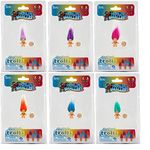 Worlds Smallest Good Luck Trolls Bundle Set of 6 Multicolor Miniature