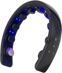 Upgraded H2 Electric Scalp Massager Head Massager for Hair Growth & Regrowth with Heating 10 Vibrating Contacts Laser Therapy for Hair Growth Hair Stimulation-Hairband, Blue