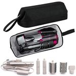 BAQRAXIA Travel Bag for Shark Flexstyle/Dyson Airwrap, Carrying Case for Shark HD430 FlexStyle, Portable Travel Storage Bag Compatible with Dyson Airwrap/Shark Flexstyle Hair Dryer, Black, Travel Bag