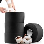 Athletic Sports Tape 4 Pack- No Sticky Residue & Easy to Tear for Athlete & Sport Trainers & First Aid Injury Wrap,Suitable for Bats,Tennis,Gymnastics & Boxing（1.5in X 35ft）