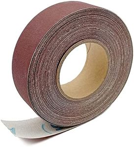 400 Grit Continuous Sandpaper Roll 1" x 26 Feed Emery Cloth Aluminium Oxide Abrasive Sandpaper Roll Drum Sander Sandpaper Rolls for Wood Furniture Finishing Metal Sanding Automotive Polishing