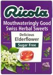 TWENTY PACKS of Ricola Elderflower Swiss Herb Drops Sugar Free 45g