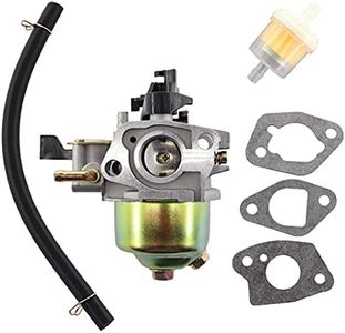 MCHNIC Carburateur avec Filtre à Essence de Joint pour Honda GXV120 GXV140 GXV160 HR194 HR195 HR214 HR215 HR216 Tondeuse à Gazon Remplacer 16100-ZE6-W01
