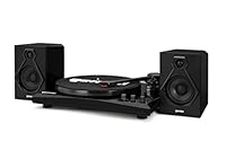 Gemini Sound TT-900 - Classic Black 3-Speed Turntable with Pitch Adjustment, Bluetooth Connectivity, and High-Fidelity Stereo Sound
