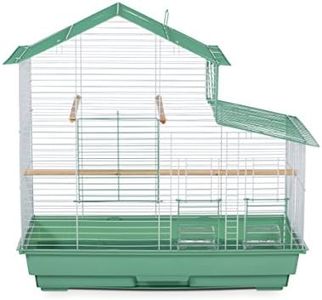 Prevue Pet Products SP41615-2 House Style Bird Cage, Small, Green