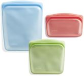 Stasher Premium Silicone Reusable Food Storage Bags, 3-Pack, Multi | Multi-Use Food Storage Bags, Lunch Bag, Travel Containers | BPA Free, Leak-free, Dishwasher-Safe, Eco-friendly