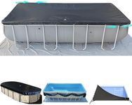 SIHAIAN 12x24Ft Rectangular Pool Co