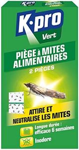 KAPO Pièges à Mites Alimentaires - L'Etui de 2 - Idéal pour éliminer les Mites Alimentaires - Effet Curatif - Protège des Mites, Pyrales et Teignes - Longue Durée, Unique