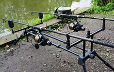 NGT New Dual Line Three Rod Carp Coarse Fishing Pod