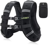 Liveet Weighted Vest, 20 lbs Weight