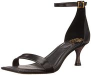 Vince Camuto Women's Footwear Vinkely Kitten Heel Sandal Heeled, Black, 6 UK