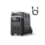 EF ECOFLOW Portable Power Station 3600Wh DELTA Pro with AC Cable, 2.7H to Full Charge, 5 AC Outlets, 120V Lifepo4 Power Station with Expandable Capacity, Solar Generator for Home Use, Blackout, RV