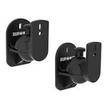 Duronic Speaker Wall Mount SPS1010 set of 2 universal brackets for Wireless or Wired Bluetooth Speakers Suitable to Wall Mounting