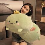 Dinosaur Plush Hugging Pillow, Dinosaur Stuffed Animals Toys Soft Body Pillow, 33.5"