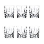 RCR Crystal 6X 340ml Crystal Glass Tumbler Glasses - RCR Orchestra Range DOF Cocktail Tumblers Glass Set - Gift Boxed - Made in Italy