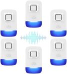 6 Packs Ultrasonic Pest Repeller Indoor,Pest Repellent Ultrasonic Plug in Rodent Repeller Roach Mouse Bugs Rat Mosquito Spider Mice Repellent Indoor