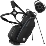 Sturdum 7 Way Golf Stand Bag, Lightweight Golf Bags for Men Women with Full-Length Dividers, Ergonomic Design, Weather-Resistant, Multi Pockets