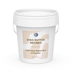 Mystic Moments | Shea Butter Refined Butter 1Kg - Pure & Natural Cosmetic Butters Vegan GMO Free