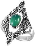 Beydodo Women Rings Silver, Engagem