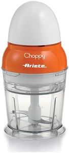 Ariete 1836 Choppy - Tritatutto con lame in Acciaio Inox - si avvia premendo il coperchio - 250 ml - 160 Watt - Arancione