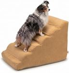 Snoozer Scalloped Pet Ramp, Large, Camel