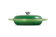 Le Creuset Evo Shallow Casserole 30 cm-Bamboo Green