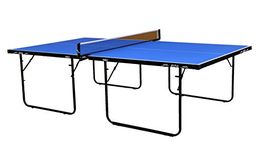 Stag Family Series Table Tennis Table| Indoor-Outdoor Compact Size T.T Table with Quick Assembly| Easy Foldable and Portable Table Set - (1 Table Top Cover,2 TT Rackets,6 Balls,1 Clamp Net)