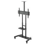 Kanto MTM86PL Rolling TV Stand for 55-inch to 86-inch TVs and Interactive Displays | Black