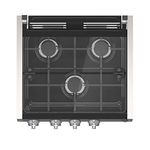 Furrion 2021123926 Slide-in 3 Burner Gas RV Cooktop with Glass Cover - 20", Black w/Rocker Switch