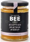 Scottish Heather Honey from The Scottish Bee Company - Natural, Sweet, Soft Set Amber Honey Made in the UK (340g)