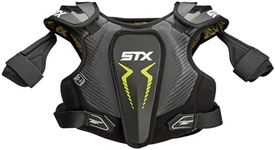 STX Stallion 200+ Lacrosse Shoulder Pad, Black/Grey, Medium